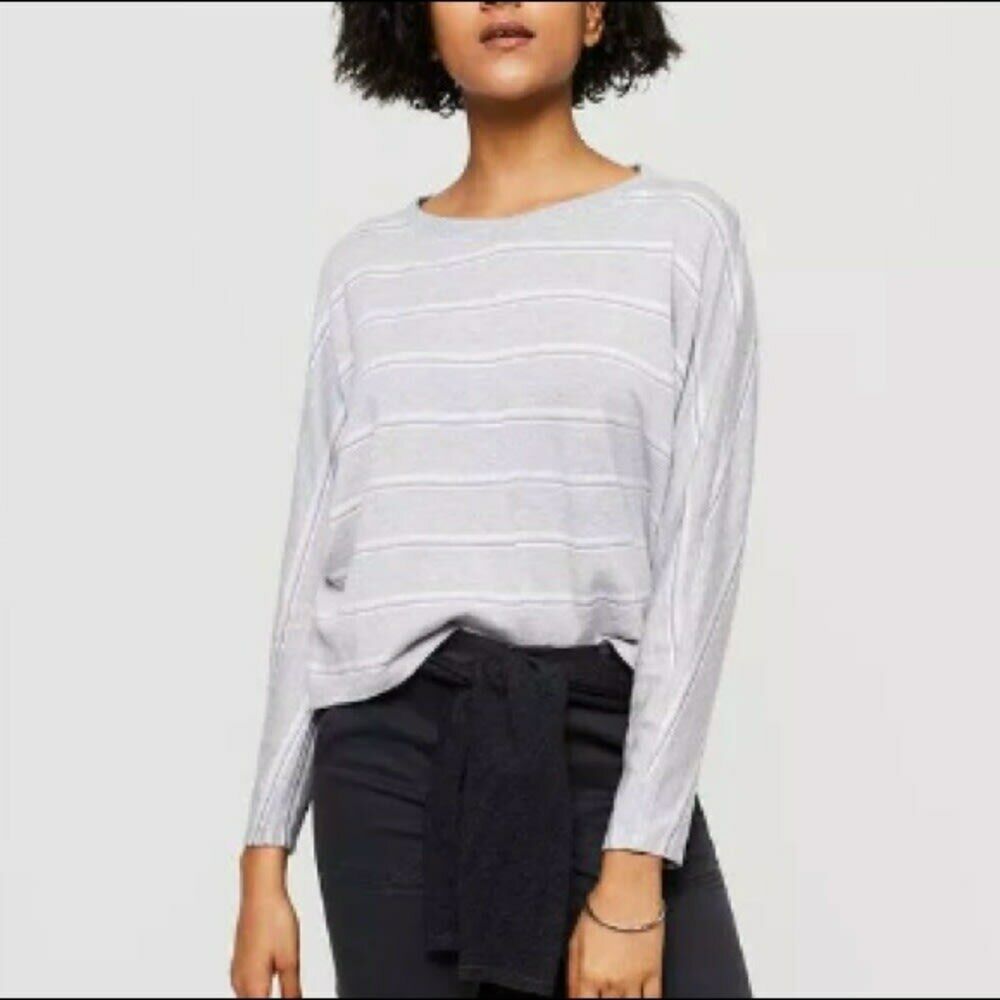 Lou & Grey Stripe Signature Soft Dolman Top Small